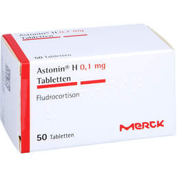 Abbildung: Astonin H 0,1 mg Tabletten 50 St, Tabletten PZN 11098060