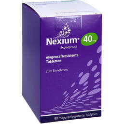 Abbildung: Nexium 40 mg magensaftresistente Tabletten 90 St, Tabletten magensaftresistent PZN 11111978