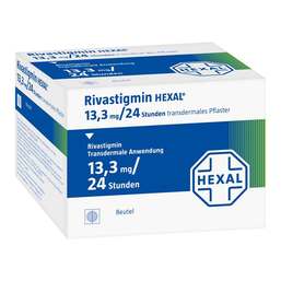 Abbildung: Rivastigmin Hexal 13,3 mg / 24 Std.transd.Pflaster 90 St, Pflaster transdermal PZN 11112021