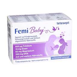 Abbildung: Tetesept Femi Baby Filmtabletten + Weichkapseln Kombipackung, 2X30 St PZN 11118963