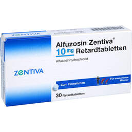 Abbildung: Alfuzosin Zentiva 10 mg Retardtabletten 30 St, Retard-Tabletten PZN 11123094