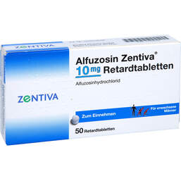 Abbildung: Alfuzosin Zentiva 10 mg Retardtabletten 50 St, Retard-Tabletten PZN 11123102