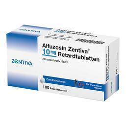 Abbildung: Alfuzosin Zentiva 10 mg Retardtabletten 100 St, Retard-Tabletten PZN 11123119