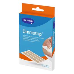 Abbildung: Omnistrip Wundnahtstreifen 6x76 mm 2 St, Pflaster PZN 11126365