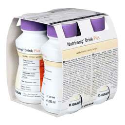 Abbildung: Nutricomp Drink Plus Vanille 4X200 ml, Flüssigkeit PZN 11128418