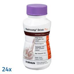 Abbildung: Nutricomp Drink Plus Schoko 24X200 ml, Flüssigkeit PZN 11128499