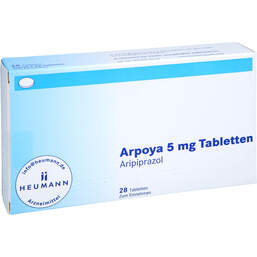 Abbildung: Arpoya 5 mg Tabletten 28 St, Tabletten PZN 11133282