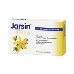 Abbildung: Jarsin® 450 mg Filmtabletten 60 St, Filmtabletten PZN 11138799