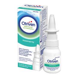 Abbildung: Otriven Meerwasser mit Eukalyptus Nasenspray Nasenspray, 20 ml PZN 11140939