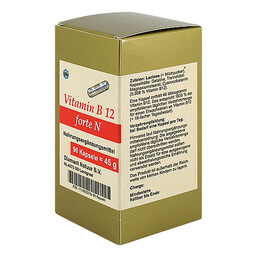 Abbildung: Vitamin B12 forte N Kapseln Kapseln, 90 St PZN 11145032