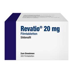 Abbildung: Revatio 20 mg Filmtabletten 300 St, Filmtabletten PZN 11145411