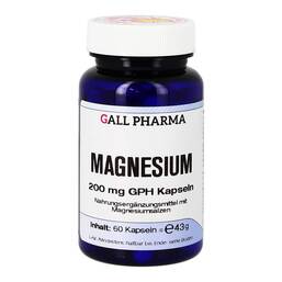 Abbildung: Magnesium 200 mg GPH Kapseln 60 St, Kapseln PZN 11146474