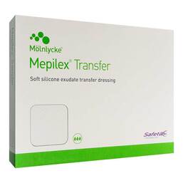 Abbildung: Mepilex Transfer Wundverband 15x20 cm steril 5 St, Verband PZN 11152339