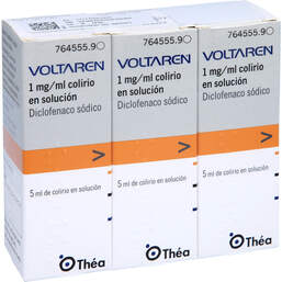 Abbildung: Voltaren ophtha 1 mg / ml Augentropfen 3X5 ml, Augentropfen PZN 11156018