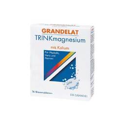 Abbildung: Grandelat Trinkmagnesium Brausetabletten Brausetabletten, 3X12 St PZN 11157070