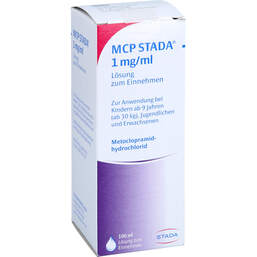 Abbildung: MCP STADA 1 mg / ml Lösung zum Einnehmen 100 ml, Lösung zum Einnehmen PZN 11158000