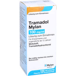 Abbildung: Tramadol Mylan 100 mg / ml Lösung zum Einnehmen 100 ml, Lösung zum Einnehmen PZN 11160066