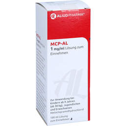 Abbildung: MCP AL 1 mg / ml Lösung zum Einnehmen 100 ml, Lösung zum Einnehmen PZN 11164006