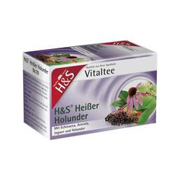 Abbildung: H&S Heißer Holunder Vitaltee Filterbeutel Filterbeutel, 20X2.0 g PZN 11164058