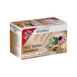 Abbildung: H&S Heißer Sanddorn Vitaltee Filterbeutel Filterbeutel, 20X2.0 g PZN 11164064