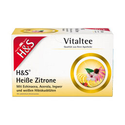 Abbildung: H&S Heiße Zitrone Vitaltee Filterbeutel Filterbeutel, 20X2.0 g PZN 11164087