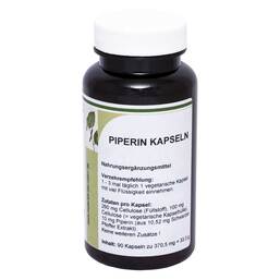 Abbildung: Piperin schwarz Pfeffer Extrakt Kapseln 90 St, Kapseln PZN 11169268 