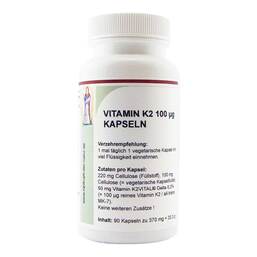 Abbildung: Vitamin K2 100 µg MK7 Kapseln 90 St, Kapseln PZN 11169452