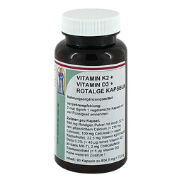 Abbildung: Vitamin K2 + Vitamin D3 + Rotalge Kapseln 90 St, Kapseln PZN 11169498
