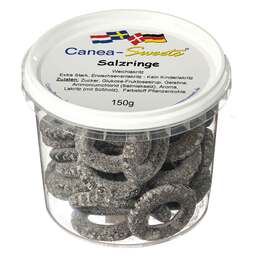 Abbildung: Salzringe Lakritz Bonbons Bonbons, 150 g PZN 11172879