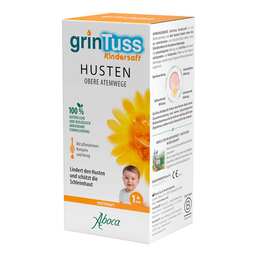 Abbildung: grinTUSS Kindersaft mit Poliresin® Sirup, 210 g PZN 11173330