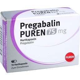 Abbildung: Pregabalin Puren 75 mg Hartkapseln 14 St, Hartkapseln PZN 11176067