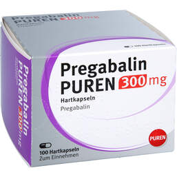 Abbildung: Pregabalin Puren 300 mg Hartkapseln 100 St, Hartkapseln PZN 11176216