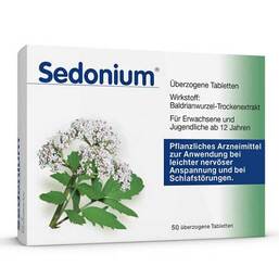 Abbildung: Sedonium überzogene Tabletten Überzogene Tabletten, 50 St PZN 11177865