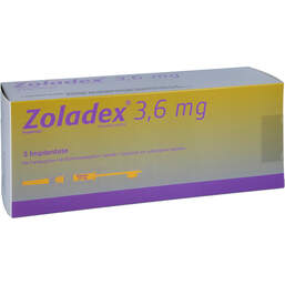 Abbildung: Zoladex 3,6 mg Implantat in einer Fertigspritze 3X1 St, Implantat PZN 11182783