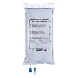 Abbildung: Nacl 0,9% Careflex Duo Beutel 1X3000 ml, Beutel PZN 11183417