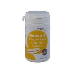 Abbildung: Propolis Immuno Forte + Vitamine Kapseln Medifit 60 St, Kapseln PZN 11186864