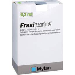 Abbildung: Fraxiparine 0,3 ml Injektionslösung in einer Fertigspritze 10X0.3 ml, Injektionslösung PZN 11188573