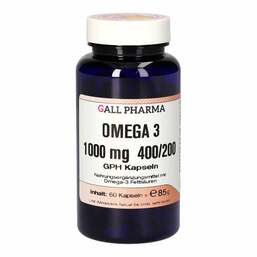 Abbildung: Omega 3 1000 mg 400 / 200 GPH Kapseln 60 St, Kapseln PZN 11190185