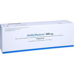 Abbildung: Abilify Maintena 400 mg FS.P. + L.H.e.depuratus -Inj-Suspension  1 St, Pulver und Lösungsmittel zur Herstellung einer Depot-Injektionssuspension PZN 11193261