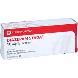 Abbildung: Diazepam STADA 10 mg Tabletten 50 St, Tabletten PZN 11193717