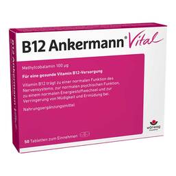 Abbildung: B12 Ankermann Vital Tabletten Tabletten, 50 St PZN 11193769