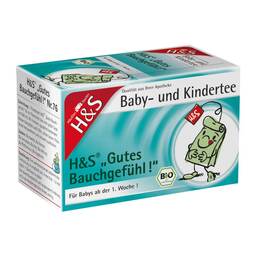 Abbildung: H&S Gutes Bauchgefühl Bio Baby- und Kindertee Filterbeutel, 20X2.0 g PZN 11213265