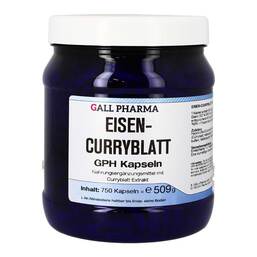 Abbildung: Eisen-Curryblatt GPH Kapseln Kapseln, 750 St PZN 11219983