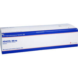 Abbildung: Asacol 800 mg magensaftresistente Tabletten 300 St, Tabletten magensaftresistent PZN 11223186