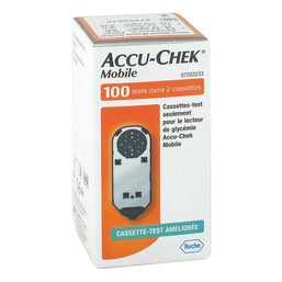 Abbildung: Accu Chek Mobile Testkassette 100 St, Teststreifen PZN 11228456