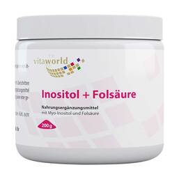 Abbildung: Inositol + Folsäure Pulver Pulver, 200 g PZN 11229214