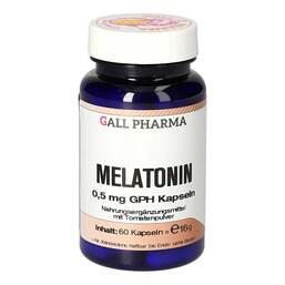 Abbildung: Melatonin 0,5 mg GPH Kapseln Kapseln, 60 St PZN 11238963