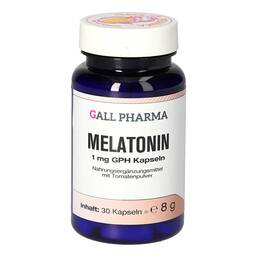Abbildung: Melatonin 1 mg GPH Kapseln Kapseln, 30 St PZN 11238992