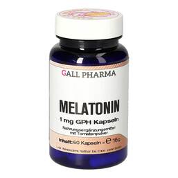 Abbildung: Melatonin 1 mg GPH Kapseln 60 St, Kapseln PZN 11239023
