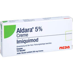 Abbildung: Aldara 5% Creme Sachets 12 St, Creme PZN 11240569